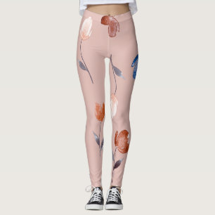 Abstrakte Aquarellfarbe: Pastell Nahtlos. Leggings