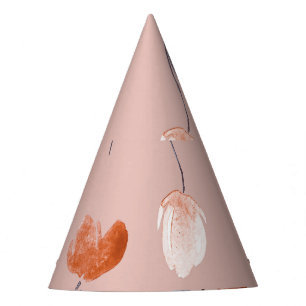 Abstrakte Aquarellfarbe: Pastell Nahtlos. Partyhütchen