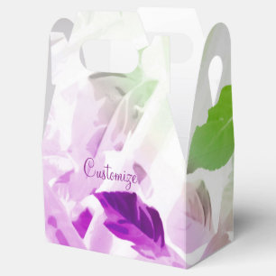 Abstrakte Aquarellfarben - Blumengießbox Geschenkschachtel
