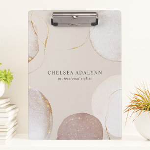 Abstrakte Aquarellfarben Glittering Luxus Elegante Klemmbrett