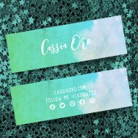 Abstrakte Aquarellfarben Green Custom Social Media