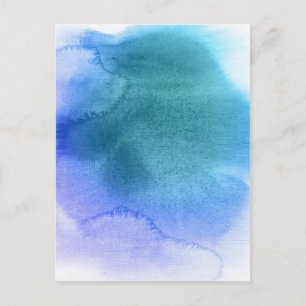 Abstrakte Aquarellfarben, handgemalt 12 Postkarte