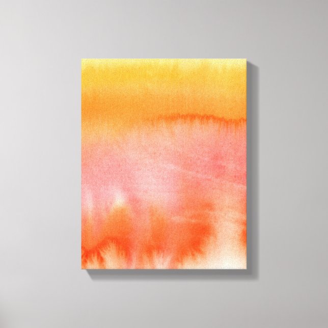 Abstrakte Aquarellfarben, handgemalt 17 Leinwanddruck (Vorderseite)