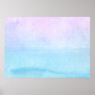 Abstrakte Aquarellfarben, handgemalt 18 Poster