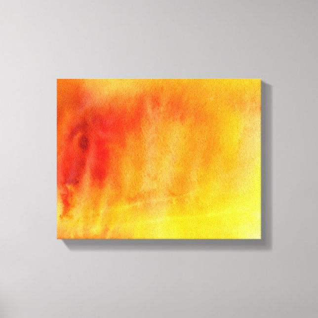 Abstrakte Aquarellfarben, handgemalt 19 Leinwanddruck (Vorderseite)
