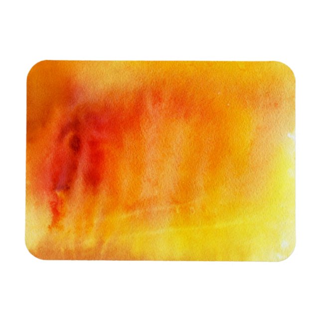 Abstrakte Aquarellfarben, handgemalt 19 Magnet (Horizontal)