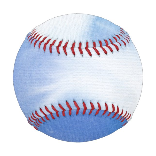 Abstrakte Aquarellfarben, handgemalt 4 Baseball (Vorderseite)