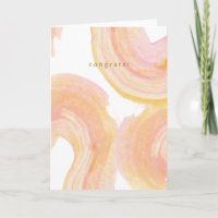 Abstrakte Aquarellfarben Rosa Farbe Rosa Glückwuns