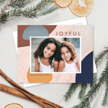 Abstrakte Aquarellformen Boho Foto