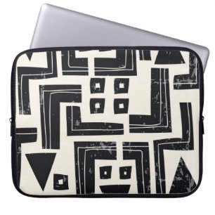 Abstrakte Aquarellformen Laptopschutzhülle