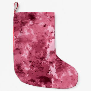 Abstrakte Aquarellgrunge: Tarnung. Kleiner Weihnachtsstrumpf