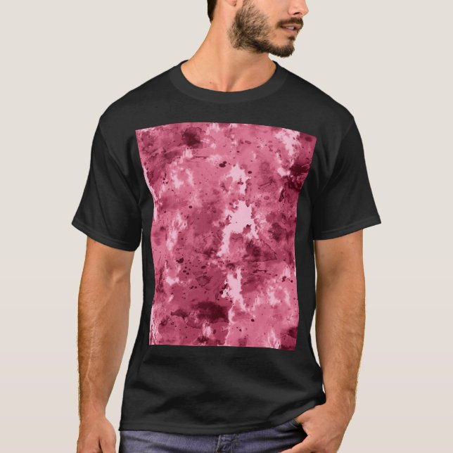 Abstrakte Aquarellgrunge: Tarnung. T-Shirt (Vorderseite)