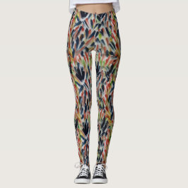 Abstrakte Aquarellkunst Leggings