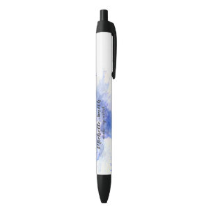 Abstrakte Aquarellleuchte Kugelschreiber