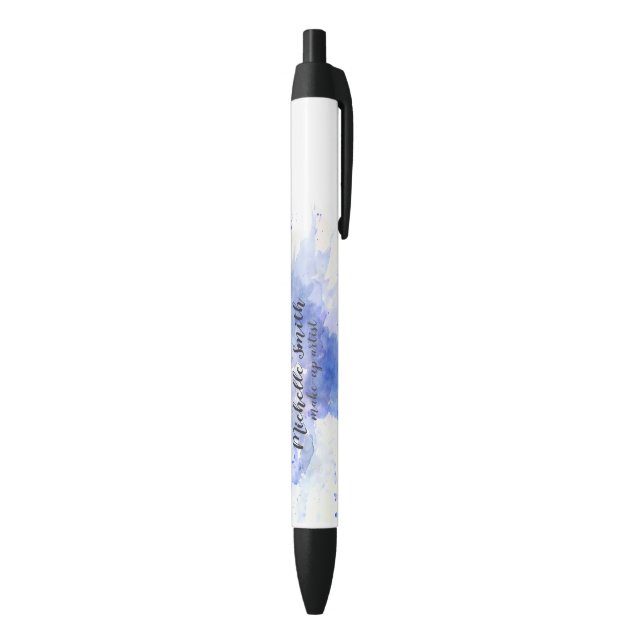 Abstrakte Aquarellleuchte Kugelschreiber (Unterseite (Vertikal))