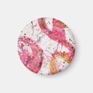 Abstrakte Aquarellmagnete Magnet