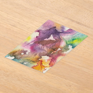 Abstrakte Aquarellmalerei Acryleinladungen