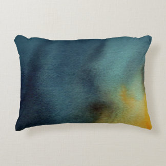 Abstrakte Aquarellmalerei Dekokissen