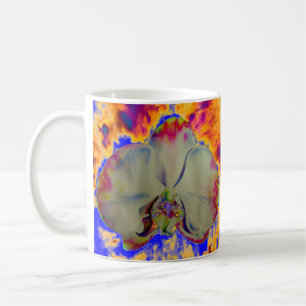 Abstrakte Aquarellmalerei Kaffeetasse