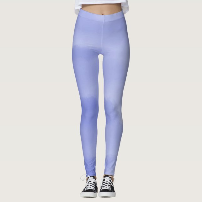 abstrakte Aquarellmalerei Leggings (Vorderseite)