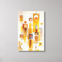 Abstrakte Aquarellmalerei Leinwanddruck