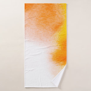 Abstrakte Aquarellmalerei mit luxuriöser Flüssigke Badehandtuch