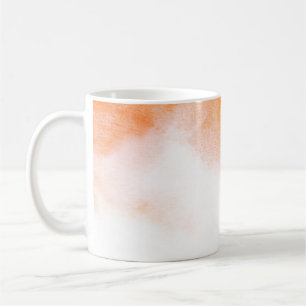 Abstrakte Aquarellmalerei mit luxuriöser Flüssigke Kaffeetasse