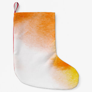 Abstrakte Aquarellmalerei mit luxuriöser Flüssigke Kleiner Weihnachtsstrumpf