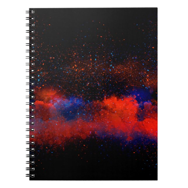 Abstrakte Aquarellmalerei, Notizblock (Vorderseite)