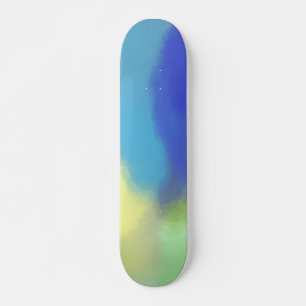 abstrakte Aquarellmalerei Skateboard