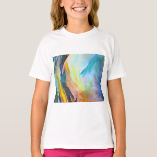 Abstrakte Aquarellmalerei T-Shirt