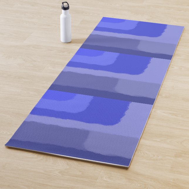 abstrakte Aquarellmalerei Yogamatte (Beispiel)