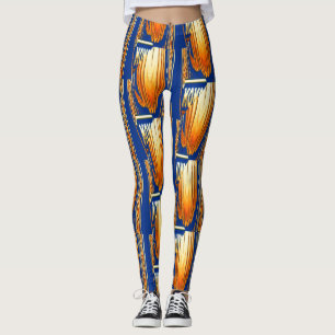 abstrakte Aquarellmuster Leggings