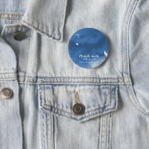 Abstrakte Aquarellpinsel Button