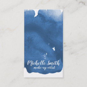 Abstrakte Aquarellpinsel Visitenkarte