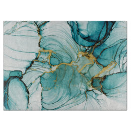 Abstrakte Aquarellplatine Schneidebrett