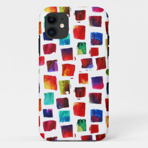Abstrakte Aquarellquadrate Case-Mate iPhone Hülle