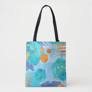 Abstrakte Aquarelltasche
