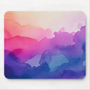Abstrakte Aquarelltextur Maus-Pad Mousepad