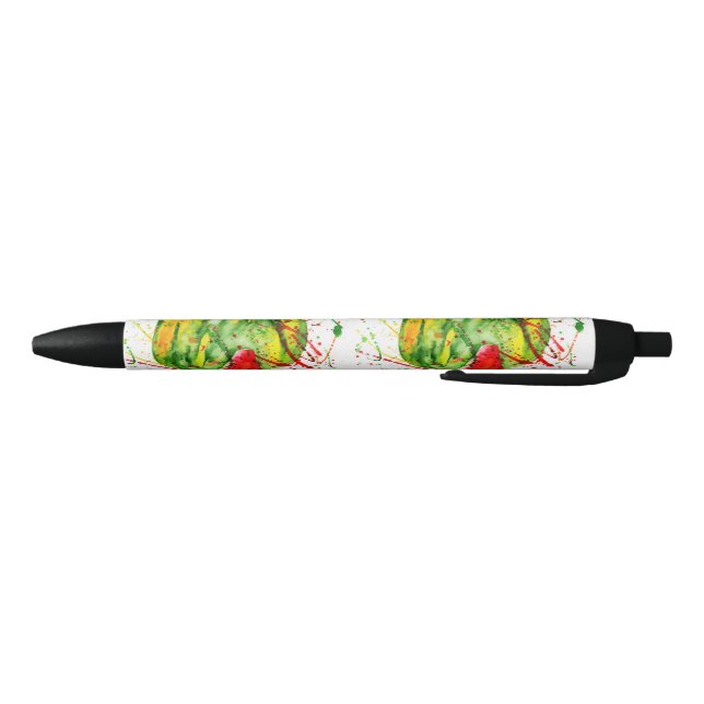Abstrakte Aquarellwassermelone Kugelschreiber (Unterseite)