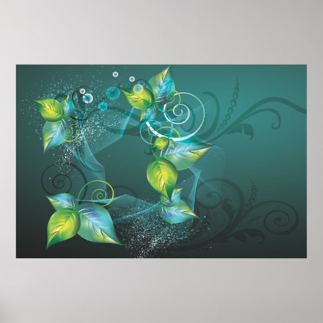 Abstrakte Art. 24 Poster (Vorne)