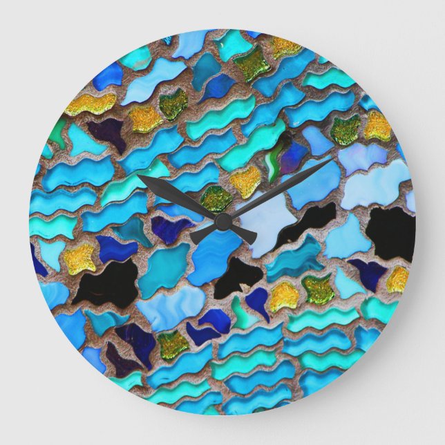 Abstrakte Art. 80 Wanduhren und Zahlenoptionen (Vorderseite)