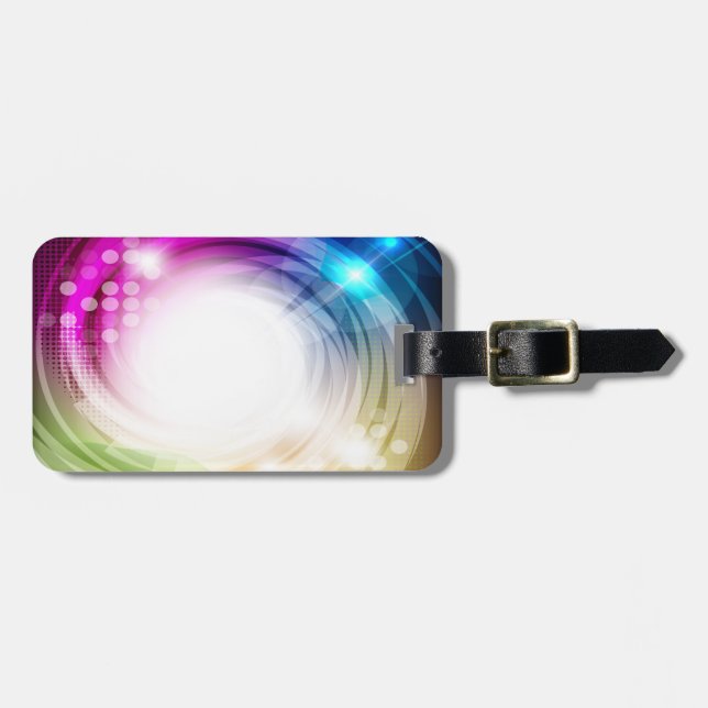 Abstrakte Art. 9 Gepäckmarken Optionen Gepäckanhänger (Vorderseite horizontal)