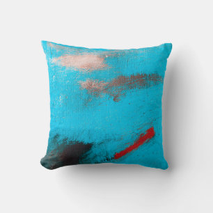 Abstrakte Art BackgroundArt,Anstrich, Farbe, Blau, Kissen