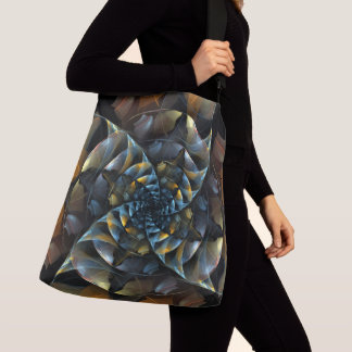 Abstrakte Art Cross Body Tragetaschen Mit Langen Trägern