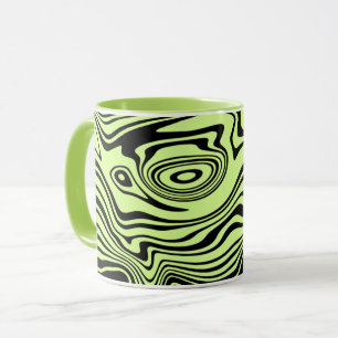 Abstrakte Art Design Tasse - Ihre Farben - Grün