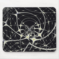 Abstrakte Art Golden Spiderweb