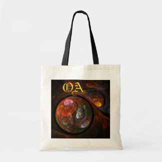 Abstrakte Art Monogram Bag Tragetasche