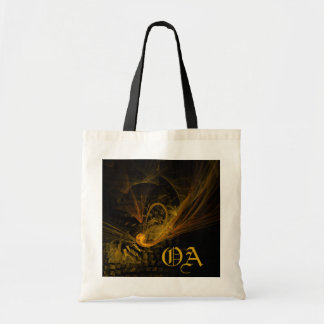 Abstrakte Art Monogram Bag Tragetasche