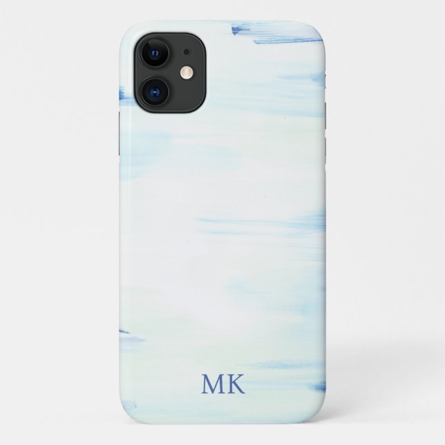 Abstrakte Art Monogram Case-Mate iPhone Hülle (Rückseite)